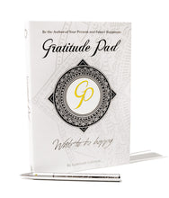 Load image into Gallery viewer, Gratitude Pen & Pad Set (Chrome pen edition)