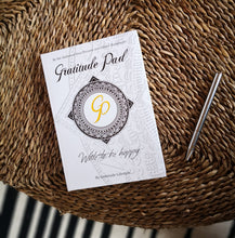 Load image into Gallery viewer, Gratitude Pen & Pad Set (Chrome pen edition)