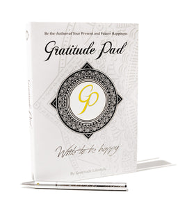 Gratitude Pen & Pad Set (Chrome pen edition)