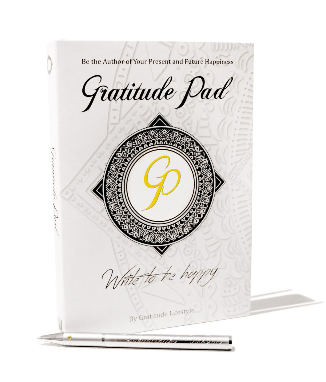 Gratitude Pen & Pad Set (Chrome pen edition)